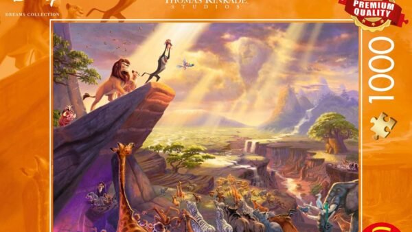 Schmidt 59673 Spiele + Thomas_Kinkade: Disney_The_Lion_King + Jigsaw_Puzzle + 1000_Pieces