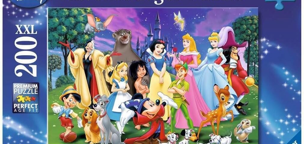 Ravensburger - Puzzle Enfant - Puzzle 200 pièces XXL - Les Grands Personnages Disney - Garçon ou Fille à partir de 8 Ans - Puzzle de qualité supérieure fabriqué en Europe - 12698