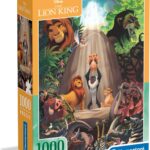 Clementoni Puzzle 1000 Pièces - Disney Le Roi Lion - Puzzle pour Adultes 14-99 Ans, Jeu de société - Fabriqué en Italie, 39902