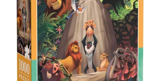 Clementoni Puzzle 1000 Pièces - Disney Le Roi Lion - Puzzle pour Adultes 14-99 Ans, Jeu de société - Fabriqué en Italie, 39902