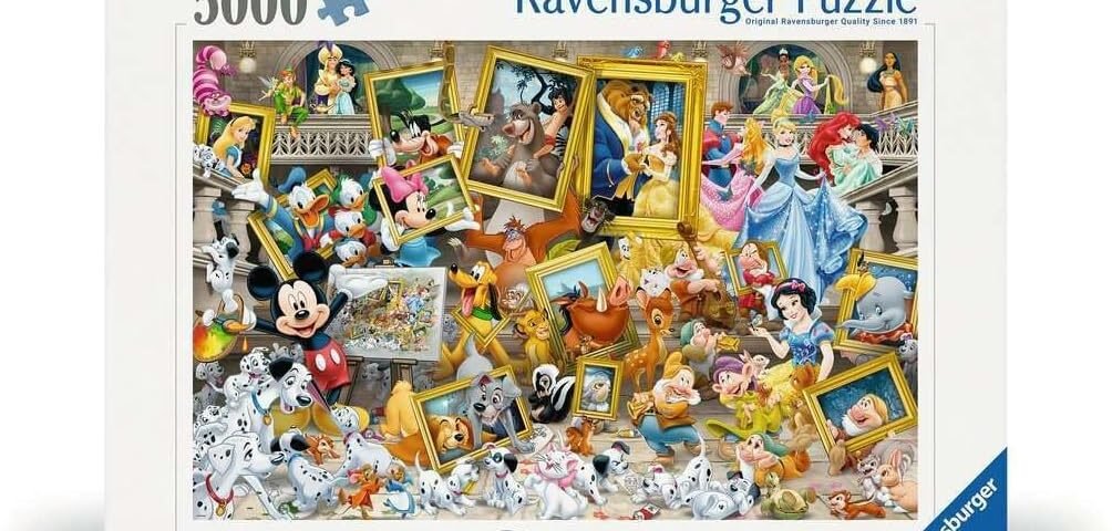 Puzzle 5000 pièces Ravensburger Mickey l artiste Disney