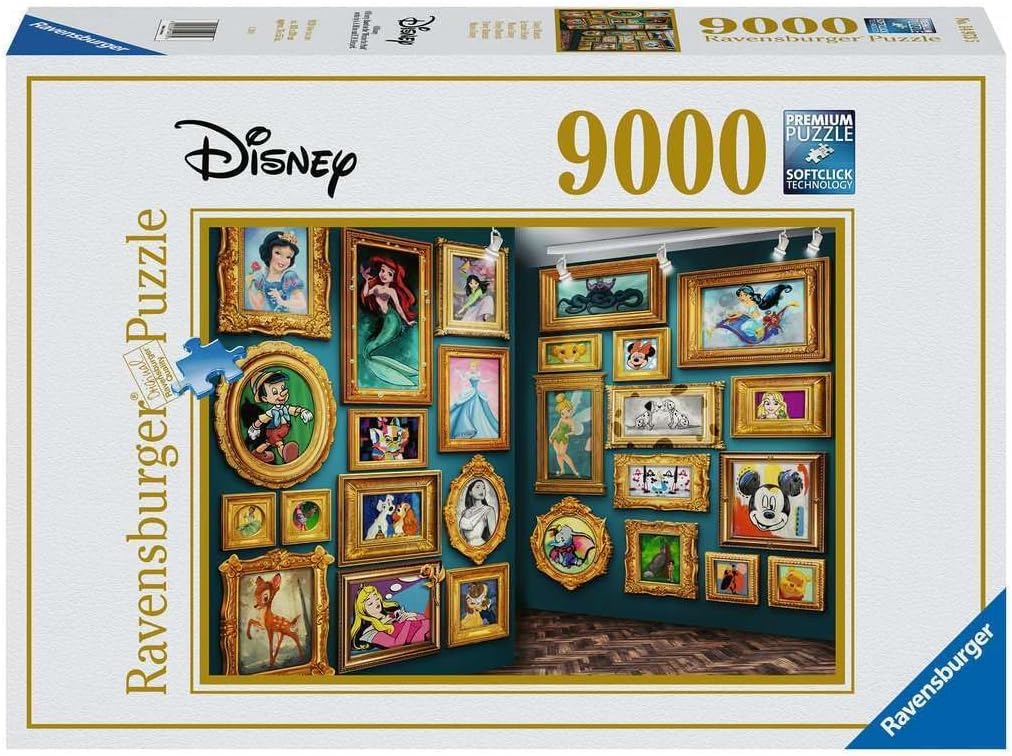 Ravensburger - Puzzle Adulte - Puzzle 9000 pièces - Le musée Disney - Adultes et Enfants à partir de 14 Ans - Puzzle de qualité supérieure fabriqué en Europe - Personnages Disney - 14973