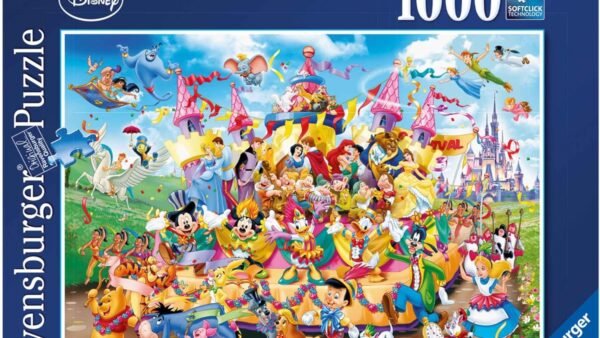 Ravensburger - Puzzle Adulte - Puzzle 1000 p - Carnaval Disney - 19383