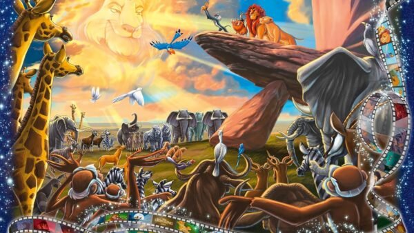 Ravensburger - Puzzle Adulte - Puzzle 1000 pièces - Le Roi Lion (Collection Disney) - Adultes et enfants à partir de 14 ans - Puzzle de qualité supérieure - Disney Classique - 12000321