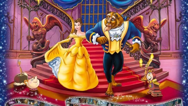 Ravensburger - Puzzle Adulte - Puzzle 1000 pièces - La Belle et la Bête (Collection Disney) - Adultes et Enfants à partir de 14 Ans - Puzzle de qualité supérieure - Disney Princesses - 12000320