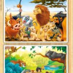 Educa - Disney Animal Friends. Puzzle Bois 2 x 50 pièces. +4 Ans Ref. 13144