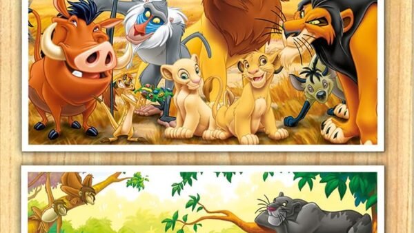 Educa - Disney Animal Friends. Puzzle Bois 2 x 50 pièces. +4 Ans Ref. 13144