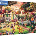 Trefl Qualité Premium Plus - Puzzle Disney, Fête d'anniversaire Mickey Mouse - 1000 pièces, série de puzzles de personnages, pour adultes et enfants à partir de 14 ans