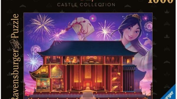 Ravensburger - Puzzle 1000 pièces - Puzzle Adulte - Dès 12 Ans - Mulan - Collection Château des Disney Princesses - Puzzle de qualité Premium fabriqué en Europe - 17332