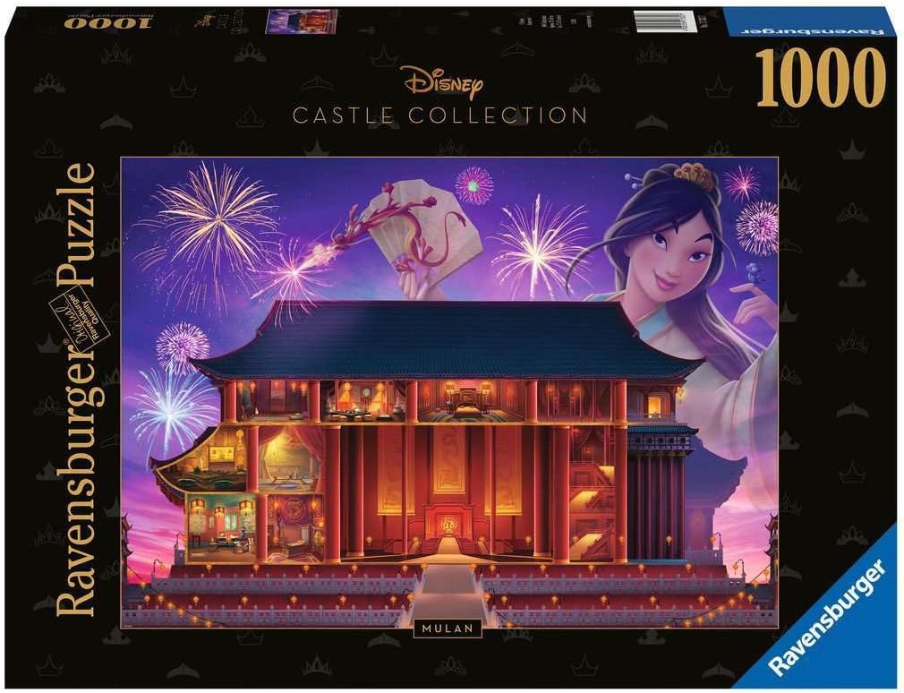 Ravensburger - Puzzle 1000 pièces - Puzzle Adulte - Dès 12 Ans - Mulan - Collection Château des Disney Princesses - Puzzle de qualité Premium fabriqué en Europe - 17332
