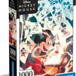 Clementoni Puzzle D100 Mickey Mouse -1000 Pièces - Puzzle pour Adultes 14-99 Ans, Fabriqué en Italie, 39811
