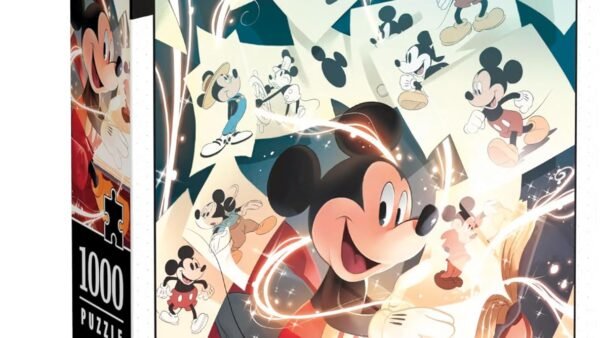 Clementoni Puzzle D100 Mickey Mouse -1000 Pièces - Puzzle pour Adultes 14-99 Ans, Fabriqué en Italie, 39811