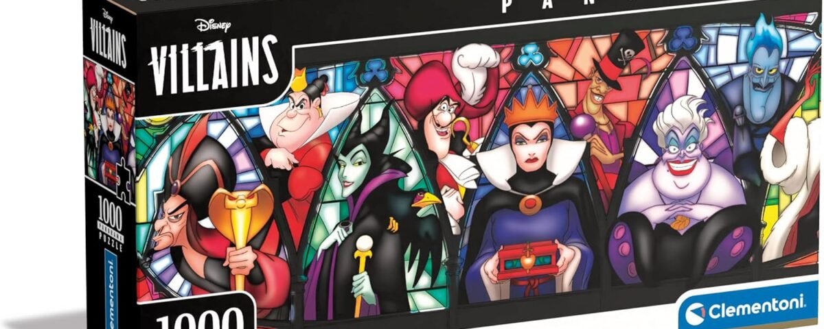 Clementoni Puzzle Panorama Disney Village 1000 Pièces - Puzzle pour Adultes 14-99 Ans, Fabriqué en Italie, 39872