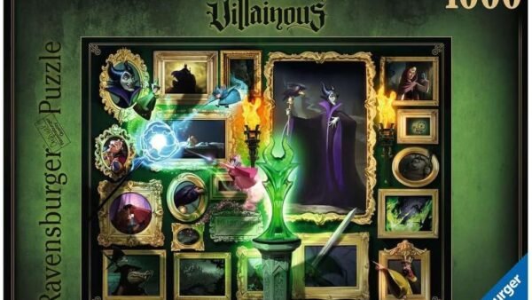 Ravensburger - Puzzle Adulte - Puzzle 1000 p - Maléfique (Collection Disney Villainous) - 15025