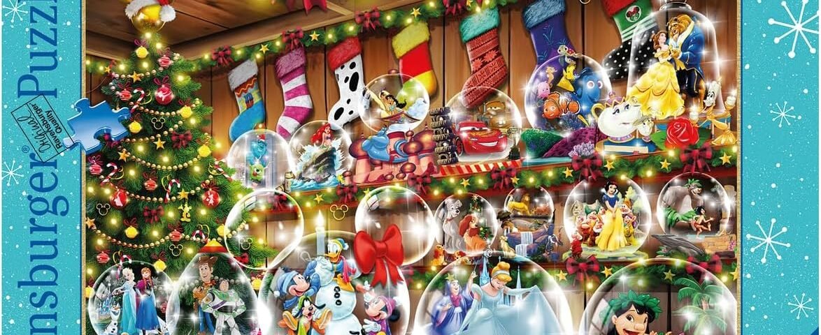 Ravensburger Puzzle 16772 - Paradis de Boules à Neige - 1000 pièces Disney Puzzle pour Adultes et Enfants à partir de 14 Ans