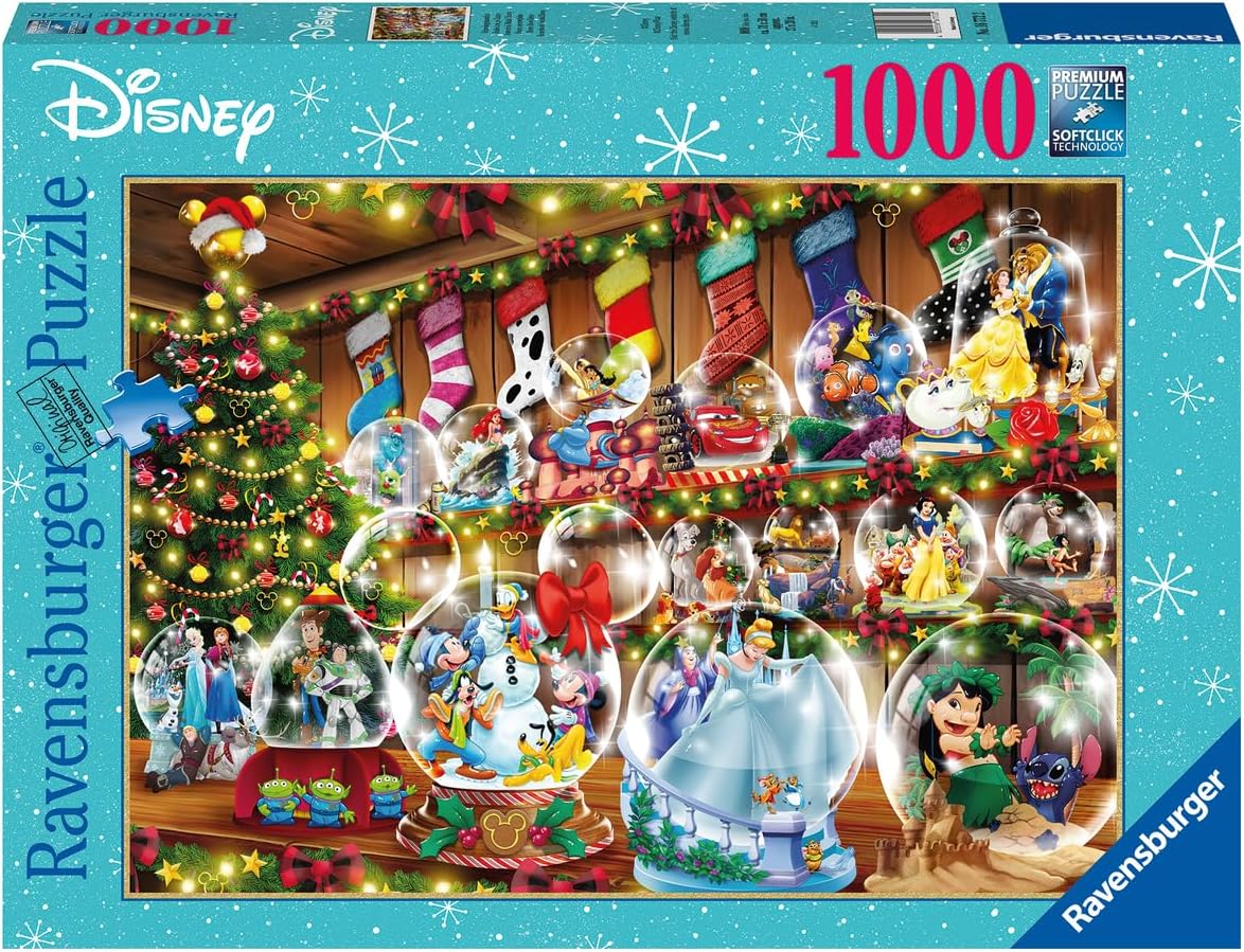 Ravensburger Puzzle 16772 - Paradis de Boules à Neige - 1000 pièces Disney Puzzle pour Adultes et Enfants à partir de 14 Ans