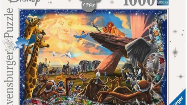 Ravensburger - Puzzle Adulte - Puzzle 1000 pièces - Le Roi Lion (Collection Disney) - Adultes et Enfants à partir de 14 Ans - Puzzle de qualité supérieure - Disney Classique - 12000321