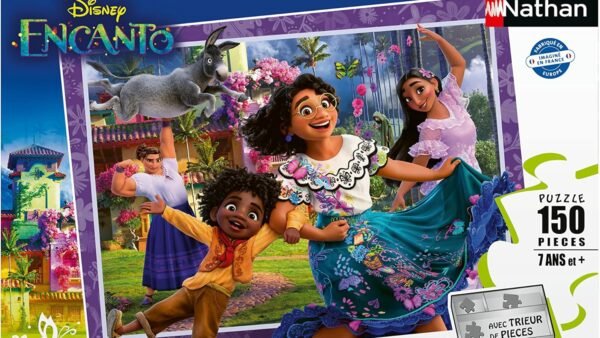 Nathan - Puzzle pour enfants - 150 pièces - Bienvenue à Encanto - Pour enfants dès 7 ans - Puzzle de qualité supérieure - Carton épais et résistant - Disney - 86175