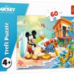 Trefl - Puzzle - Une journée intéressante de Mickey et Ses Amis Disney Mickey Mouse et Ses Amis 60 Pièces, pour Les Enfants à partir de 4 Ans