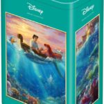 Schmidt Spiele- Thomas Kinkade Disney Ariel Puzzle 500 pièces dans Une boîte rétro, 59927, Coloré