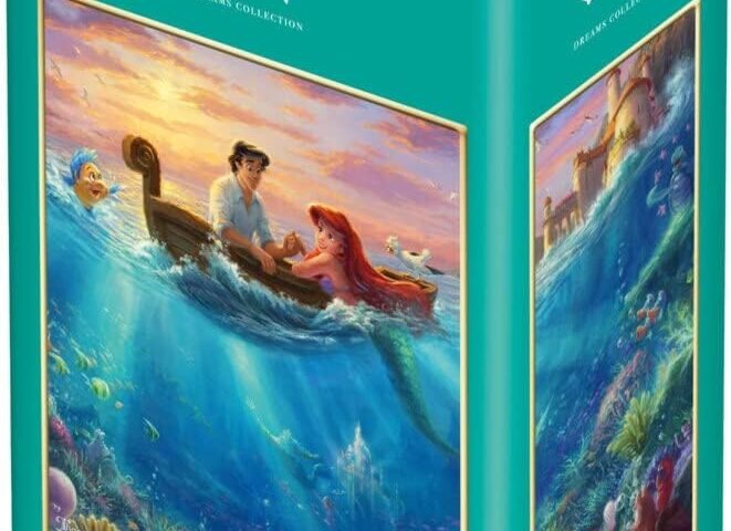 Schmidt Spiele- Thomas Kinkade Disney Ariel Puzzle 500 pièces dans Une boîte rétro, 59927, Coloré