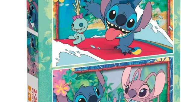 Clementoni Disney Stitch Puzzle 2X20, Supercolor, Puzzle pour Enfants, Fabriqué en Italie, Multicolore, 24809