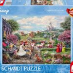 Schmidt Spiele 58038 Disney Cendrillon Happily Ever After Thomas Kinkade Puzzle 1000 pièces, Multicolore