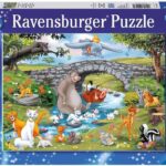 Ravensburger - Puzzle Enfant - Puzzle 100 pièces XXL - La Famille d'animal Friends - Disney - À partir de 6 Ans - Puzzle de qualité supérieure - Carton épais et résistant - 10947
