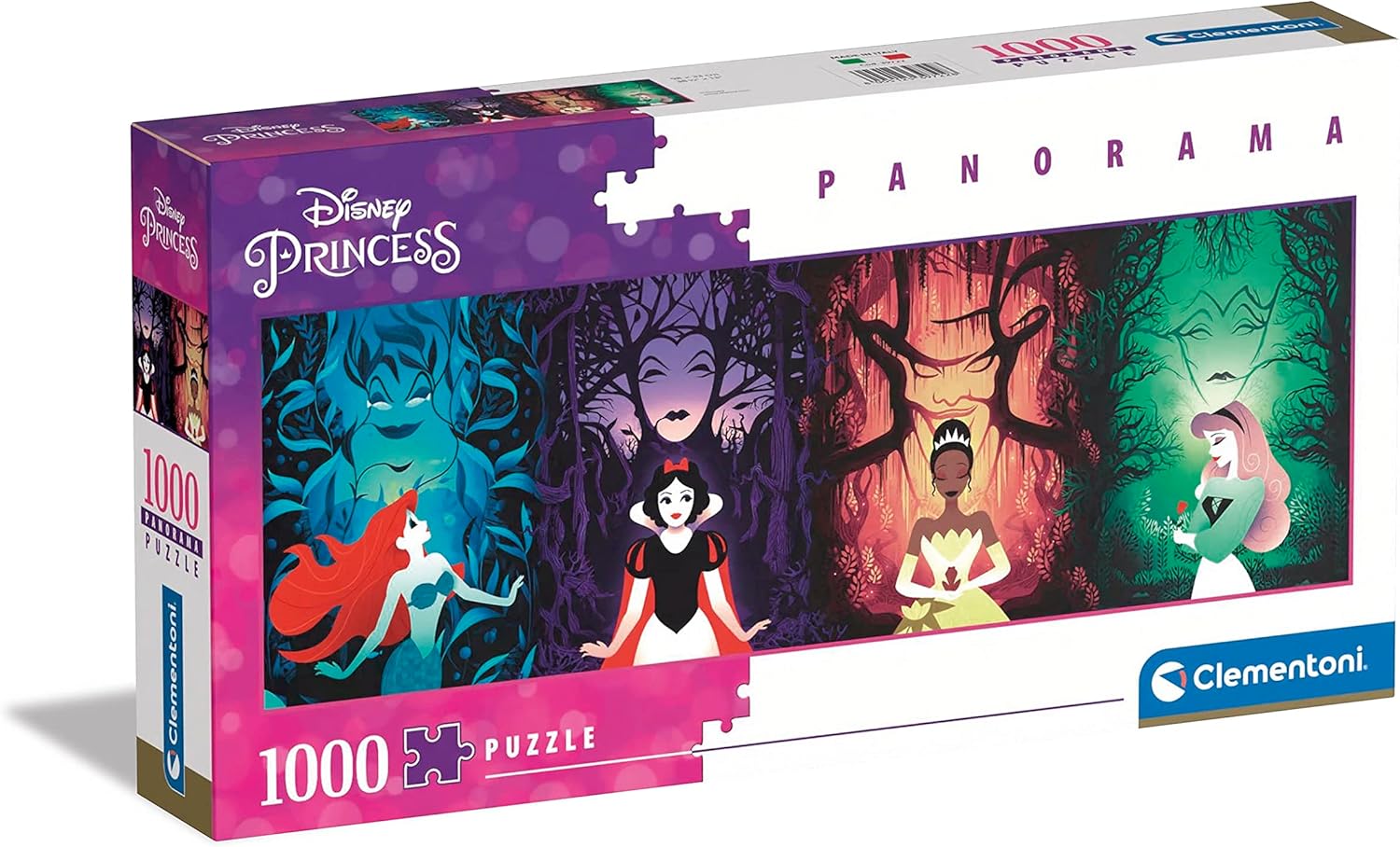 Clementoni - 39722 - Puzzle Disney Princess - 1000 Pièces - Puzzle Adulte, Divertissement pour Adultes - Fabriqué en Italie