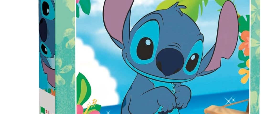 Clementoni Puzzle Disney Stitch 104 Pièces - Supercolor, Puzzle pour Enfants, Fabriqué en Italie, 25755