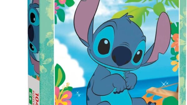 Clementoni Puzzle Disney Stitch 104 Pièces - Supercolor, Puzzle pour Enfants, Fabriqué en Italie, 25755