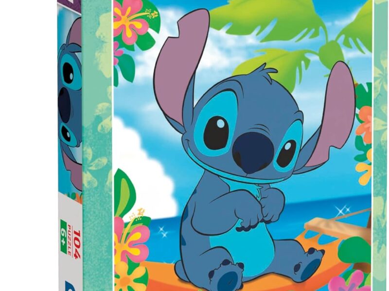 Clementoni Puzzle Disney Stitch 104 Pièces - Supercolor, Puzzle pour Enfants, Fabriqué en Italie, 25755