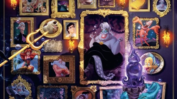Ravensburger - Puzzle Adulte - Puzzle 1000 pièces - Ursula (Collection Disney Villainous) - Adultes et Enfants à partir de 14 Ans - Puzzle de qualité supérieure - Disney Méchants - 12000039