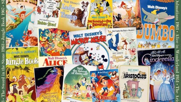 Ravensburger Puzzle 12000689 - Poster Disney Vintage Movie - Puzzle de 1000 pièces pour Adultes et Enfants à partir de 14 Ans - Puzzle Disney Cadeaux