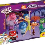 Lisciani - DISNEY VICE-VERSA 2 - Puzzle 48 Pièces - Pour les Enfants dès 4 ans - Puzzle 2 en 1 Maxi Double Face - 35x25cm - Verso à Colorier - Idée Cadeau Anniversaire - Coloriage - INSIDE OUT 2