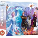 Trefl Frozen 100 Pièces pour Enfants à partir de 5 Ans Puzzle, 16366, Magie de la Reine des Neiges Disney La Reine des Neiges 2