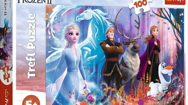Trefl Frozen 100 Pièces pour Enfants à partir de 5 Ans Puzzle, 16366, Magie de la Reine des Neiges Disney La Reine des Neiges 2