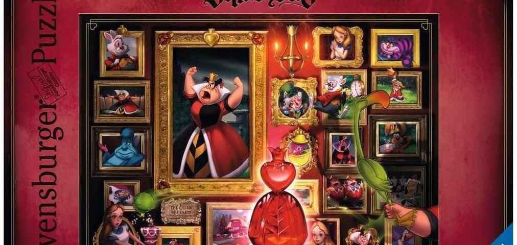 Ravensburger - Puzzle Adulte - Puzzle 1000 p - La Reine de cœur (Collection Disney Villainous) - 15026