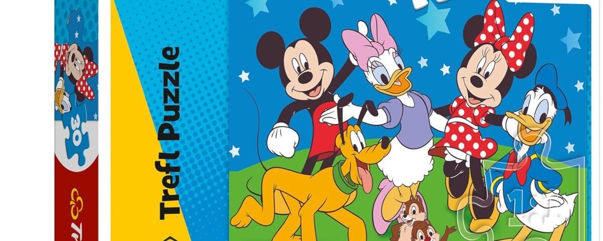 Trefl - Disney, Mickey et Ses Amis - Puzzle 30 Pièces - Puzzle coloré avec Les Personnages de Films Animé Disney, Loisir Créative, pour Enfants à partir de 3 Ans