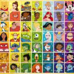 Ravensburger - Puzzle Enfant - Puzzle 100 pièces XXL - La Palette de Couleurs Disney - À partir de 6 Ans - Puzzle de qualité supérieure - Carton épais et résistant - 13332