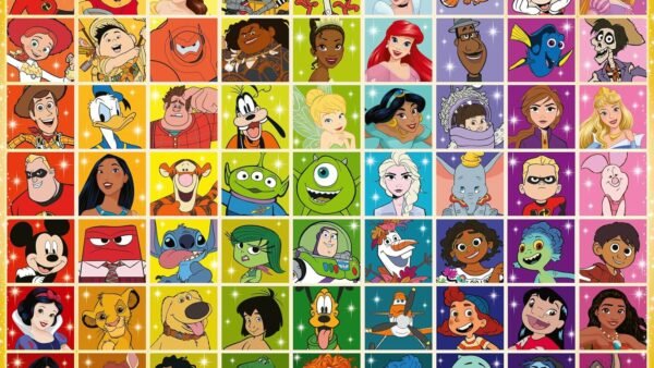 Ravensburger - Puzzle Enfant - Puzzle 100 pièces XXL - La Palette de Couleurs Disney - À partir de 6 Ans - Puzzle de qualité supérieure - Carton épais et résistant - 13332