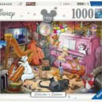 Ravensburger Disney Edition Collector's Edition Puzzle Aristochats 1000 pièces pour Adultes et Enfants à partir de 12 Ans, Blanc