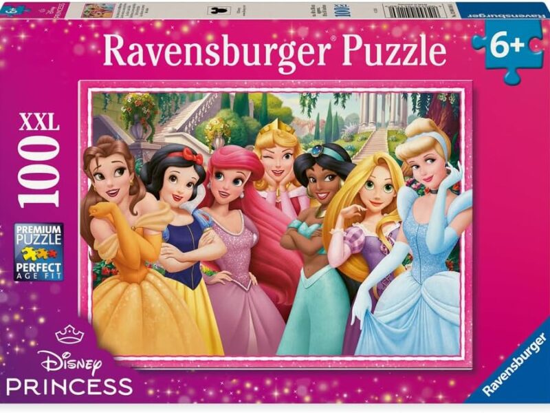 Ravensburger - Puzzle Enfant - 100 pièces XXL - La Vie est Un Conte de fées/Disney Princesses - Fille ou garçon dès 6 Ans - Puzzle de qualité supérieure - 12004116