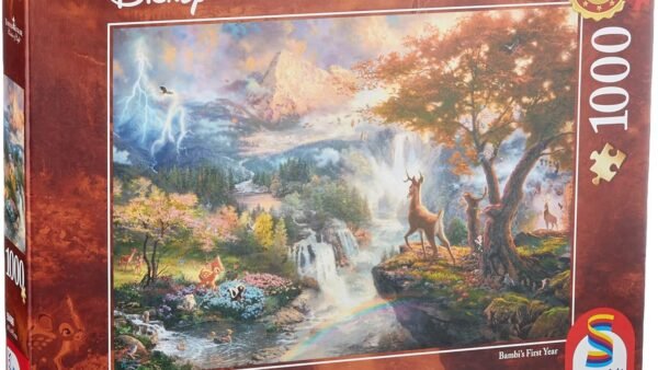 Schmidt Spiele CGS_59486 Thomas Kinkade: Disney - Bambi Puzzle, Multicolor
