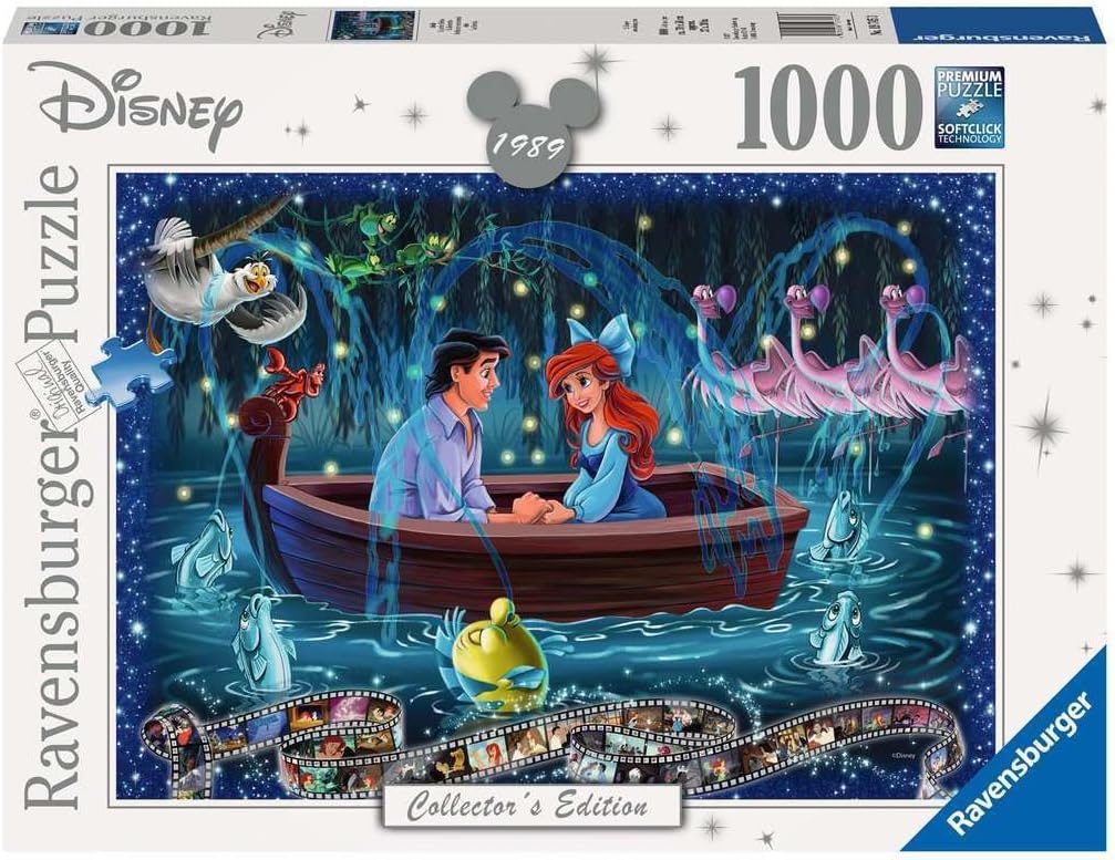 Ravensburger - Puzzle Adulte - Puzzle 1000 p - La Petite Sirène (Collection Disney) - 19745
