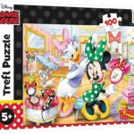 Trefl - Puzzle - Minnie dans Un Salon de beauté - Disney Minnie 100 Pièces, pour Les Enfants à partir de 5 Ans