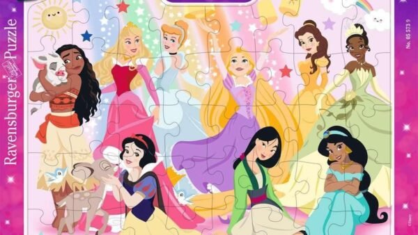 Ravensburger - Puzzle Enfant - Puzzle Cadre 45 pièces - Nous Sommes Les Princesses Disney/Princesse Disney - Enfants dès 4 Ans - Puzzle de qualité supérieure - 05573