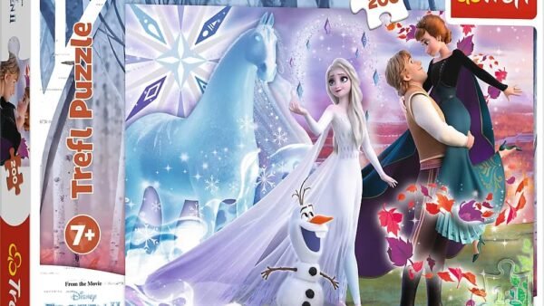 Trefl - Puzzle - Le Monde Magique des Soeurs, Disney La Reine des neiges 2, 200 Pièces, pour Les Enfants à partir de 7 Ans