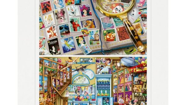 Ravensburger - 2 x Puzzle 500 pièces - Films et Personnages de Disney - 80558 - pour Adultes et Enfants dès 12 Ans - Premium Puzzle de qualité supérieure - Disney