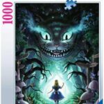 Ravensburger Puzzle - Disney Avontures met Alice in Wonderland 16733-Aventure avec Alice-1000 pièces, 16733, Bleu Sarcelle/Turquoise
